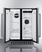 Summit 24" Wide Built-In Refrigerator-Freezer - stainless steel Summit Appliance