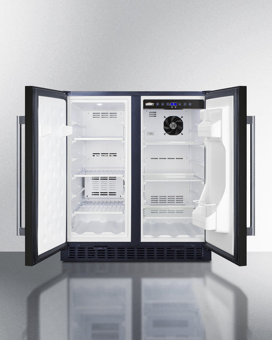 Summit 30" Wide Built-In Refrigerator-Freezer Summit Appliance