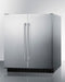 Summit 30" Wide Built-In Refrigerator-Freezer - stainless steel Summit Appliance