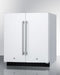 Summit 30" Wide Built-In Refrigerator-Freezer - White Summit Appliance