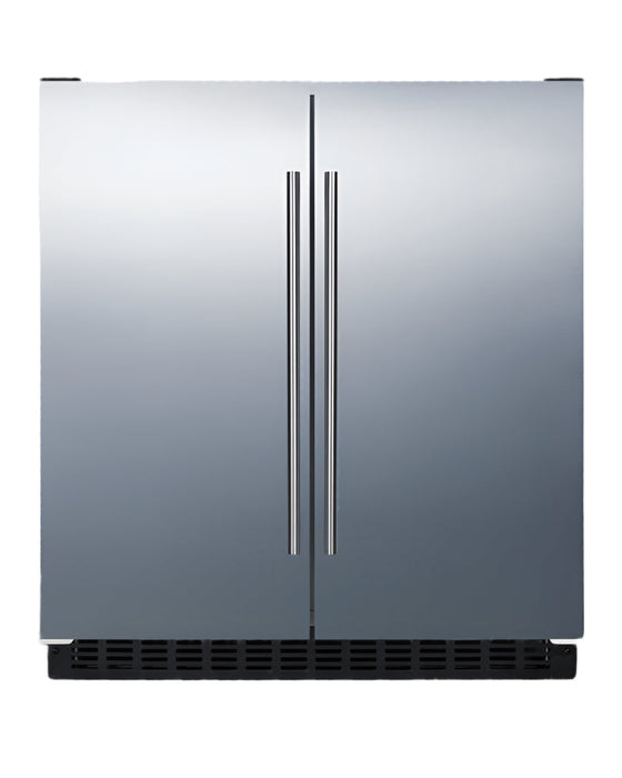 Summit 30" Wide Built-In Refrigerator-Freezer - stainless steel Summit Appliance