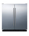 Summit 30" Wide Built-In Refrigerator-Freezer - stainless steel Summit Appliance