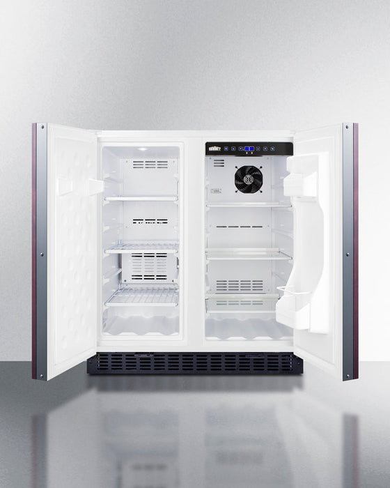 Summit 30" Wide Built-In Refrigerator-Freezer (Panels Not Included) Summit Appliance