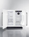 Summit 30" Wide Built-In Refrigerator-Freezer - White Summit Appliance