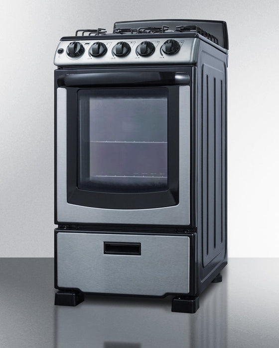 Summit 20" Wide Gas Range Summit Appliance