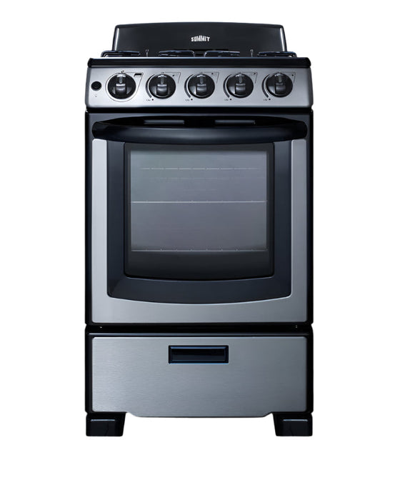 Summit 20" Wide Gas Range Summit Appliance
