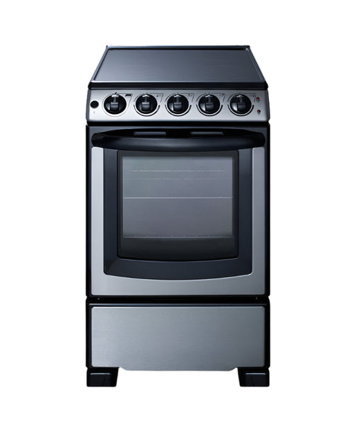 Summit 20" Wide Electric Smooth-Top Range Summit Appliance