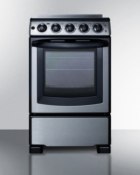 Summit 20" Wide Electric Smooth-Top Range Summit Appliance