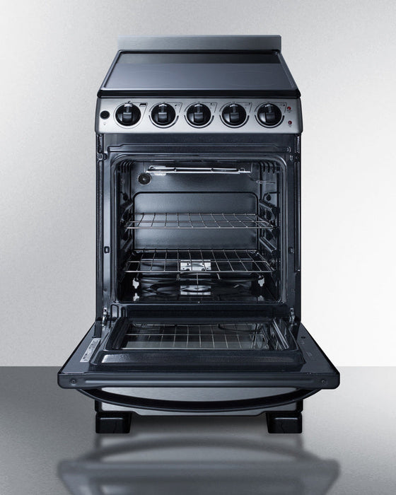 Summit 20" Wide Electric Smooth-Top Range Summit Appliance