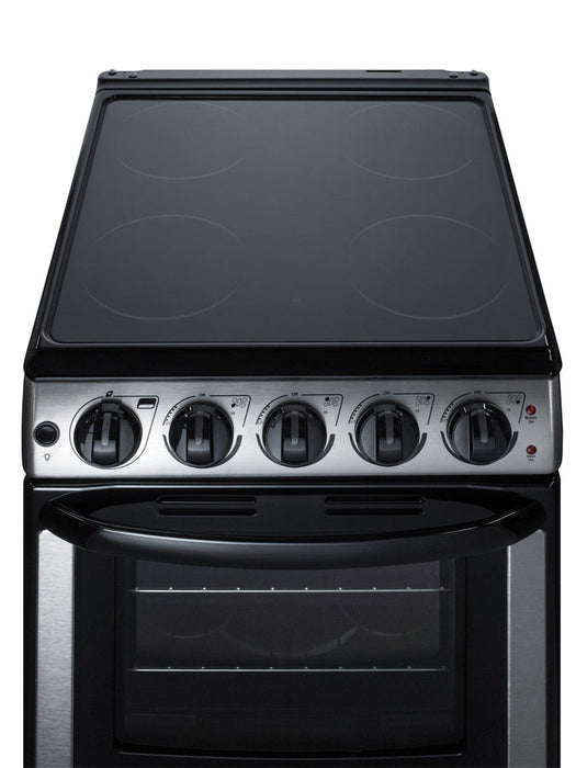 Summit 20" Wide Electric Smooth-Top Range Summit Appliance