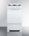 Summit 20" Wide Gas Range (White) Summit Appliance