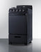 Summit 20" Wide Gas Range (Black) Summit Appliance