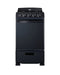 Summit 20" Wide Gas Range (Black) Summit Appliance