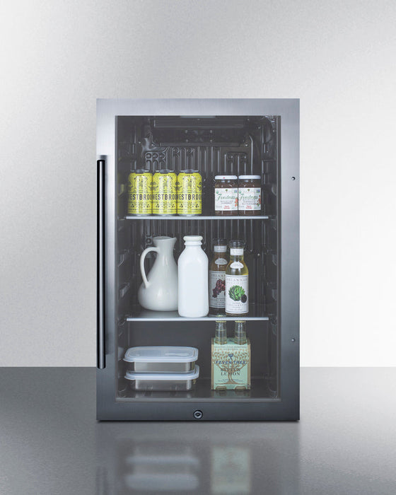 Summit Shallow Depth Indoor/Outdoor Beverage Cooler Summit Appliance