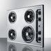 Summit 30" Wide 4-Burner Coil Cooktop (Stainless Steel) Summit Appliance