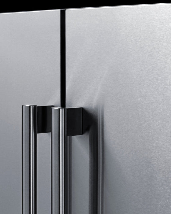 Summit 24" Wide Built-In Refrigerator-Freezer - stainless steel Summit Appliance